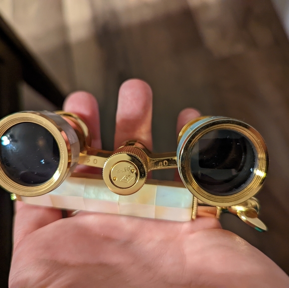 Vintage Mother of Pearl Opera Glasses with Case - Picture 4 of 6